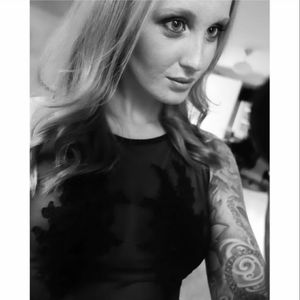 A beauty from Stockholm, Michaela Brandlov, gorgeous in every way, but the side tattoo is out of this world, tattooed people are just more fun #brandlov