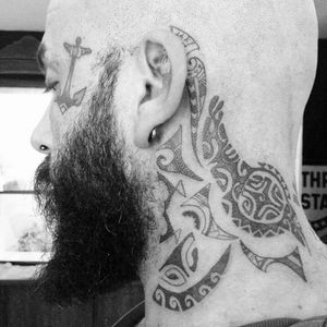 Tattoo uploaded by Philippe • Maori in neck • Tattoodo Tattoo uploaded by Philippe • Maori in neck • Tattoodo