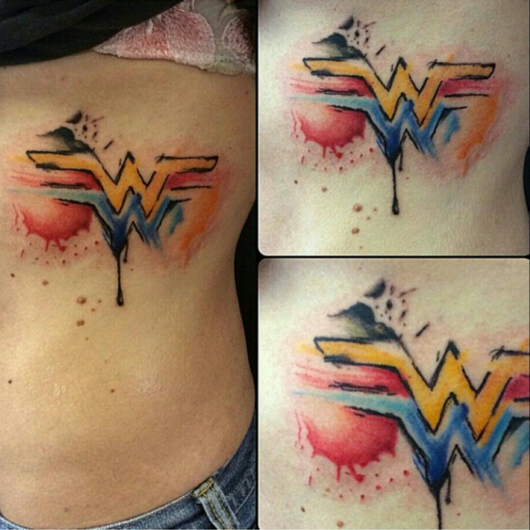 Tattoo uploaded by April • Artist: @selflovestudios (via instagram) # wonderwoman #decal • Tattoodo