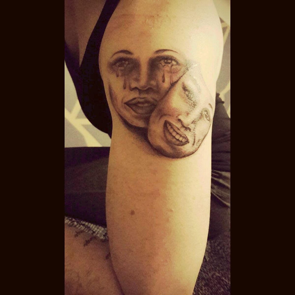  Tattoo uploaded by Kaitlyn • Masking depression. • Tattoodo