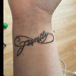 #infinity #family #familyfirst #secondtattoo #tattoo #wrist #wristtattoo
