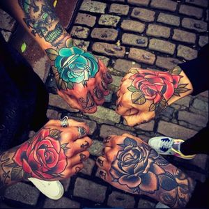 #hand  #roses