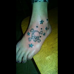 #dreamtattoo boy skull for my sis-in-laws other foot