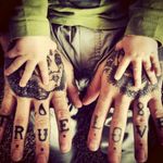 #handtattoo #truelove #tattooeddaddy
