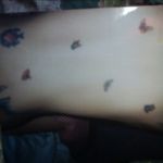 Buterflies for my kids and stepkids #TattoosbyDana By his wife Dot, one session