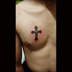 Tattoo cross, I hope you enjoy. #religioustattoo #crosstattoo #Tattoodo