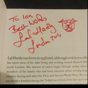 Signed by the legend himself, Lal Hardy :)