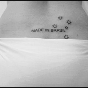 Another one, nas costas.#trampstamp #lowerback #madeinbrasil