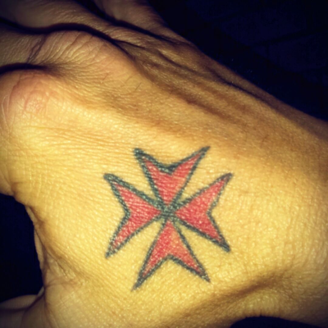 Maltese cross Jay  Crimson Torch Tattoo Eugene OR  rtattoos