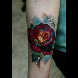 #dreamtattoo i love roses especially when they are very detailed in tattoos