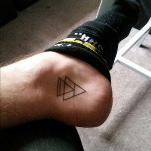 Happy with my first tattoo. #firsttattoo #firstof2016 #ankle #geometric