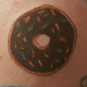 #donut #tattoo I did. #donuts #food #FoodTattoos #tattooartist #tattooart #artshare #artist