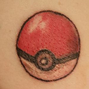 #pokeball I did! #pokemon #tattooartist #tattooart #pokemontattoo  #gamertattoo #gamer #nerdtattoo #tattooartist #artshare