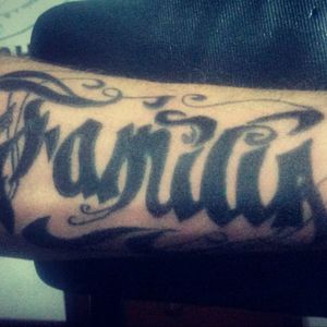 #familía #family #tattoo realizado a un gran amigo  le dolio solo un poco 😆