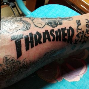 Tattoo Number 4. #Trasher #Skateordie #23/05/2016