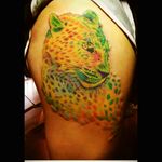 #cheetahtattoo #colorful #wildcat