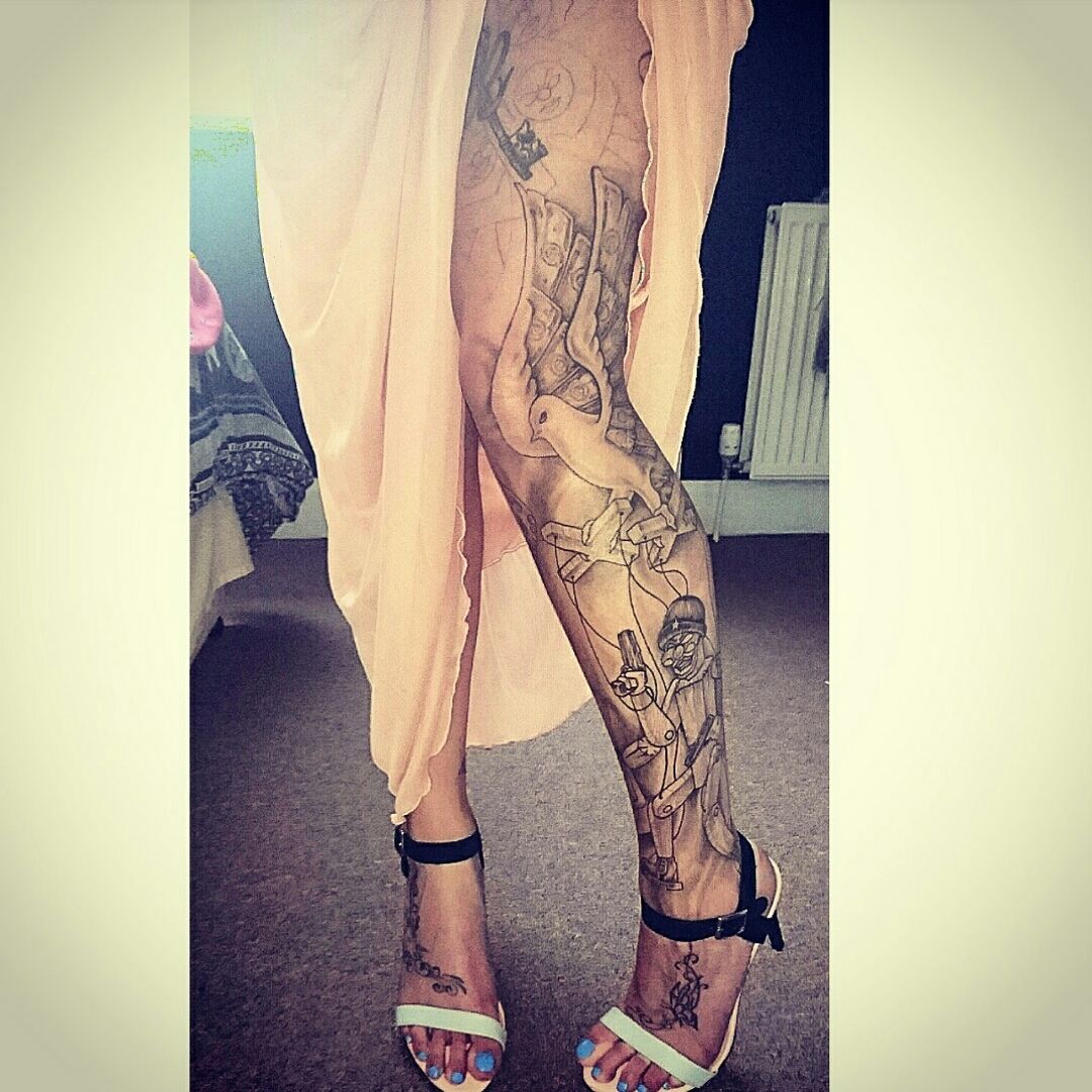 cool leg tattoos womenTikTok Search