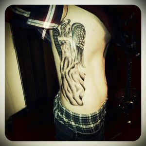 #angel #ribtattoo one of my side tattoos