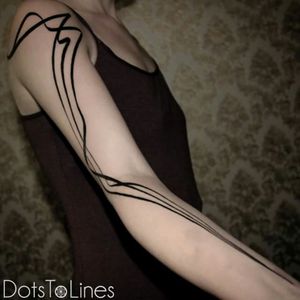 By DotsToLines #dotstolines #linework #lineart #dreamtattoo