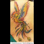 The original phoenix that i drew with the tail from a different one #dreamtattoo