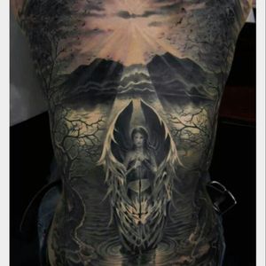More like what I am wanting to do for my back peice something to tie my arms in and also show battling cancer is not easy but doesnt have to b the end #amijames #dreamtattoo