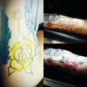 Traditional Tattoo Freehand  TattooRose Tattoo