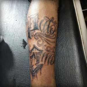 Lettering Tattoo  Freehand  Tattoo "Puto Amo"