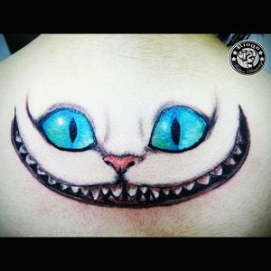 #SimpleAndBeautifulTattoo #Tattoo #tattoo #CheshireCat 😍😍