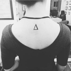 My first and only (for now) tattoo.  #triangle #delta#altj#firsttattoo #minimalist