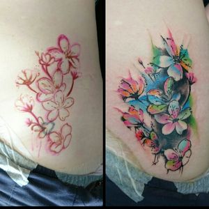 A little cover up I did freehand