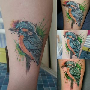 Kingfisher done by Dave Smith at Pure Colours