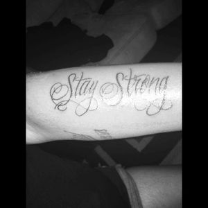 #StayStrong done by Henry Herman .........