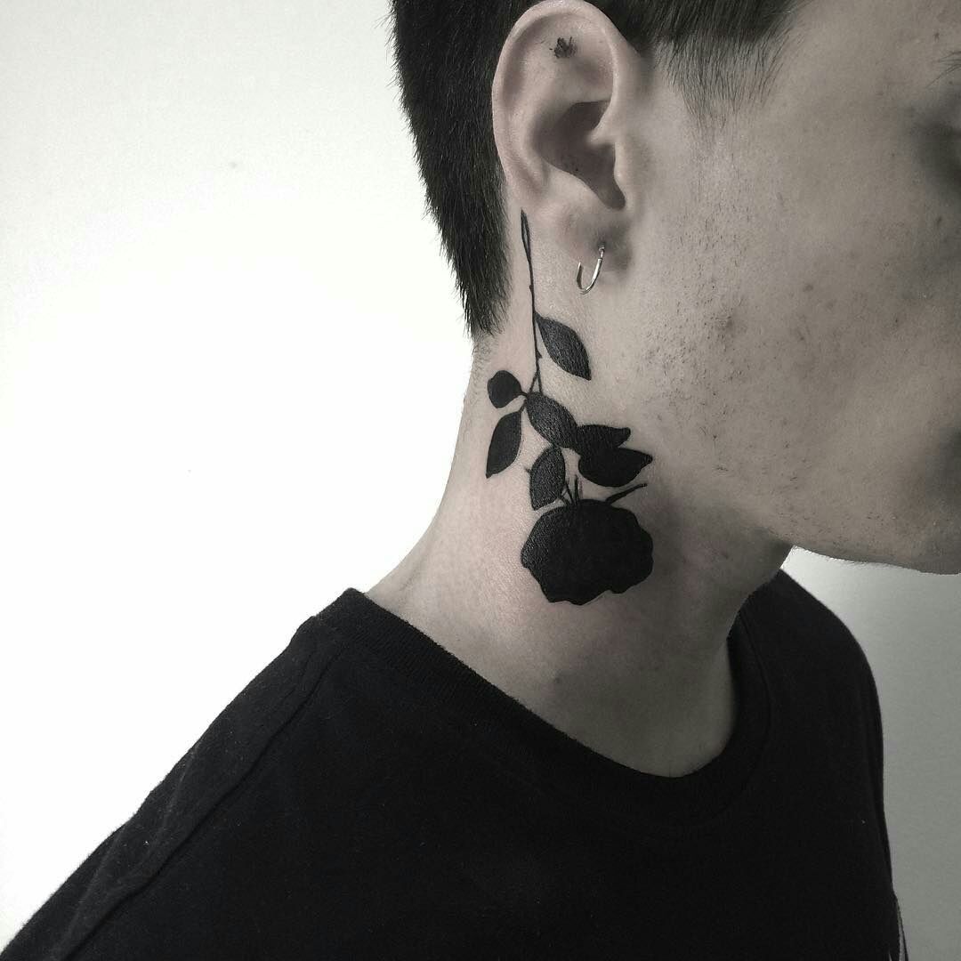 New Black on black neck tattoos  YouTube