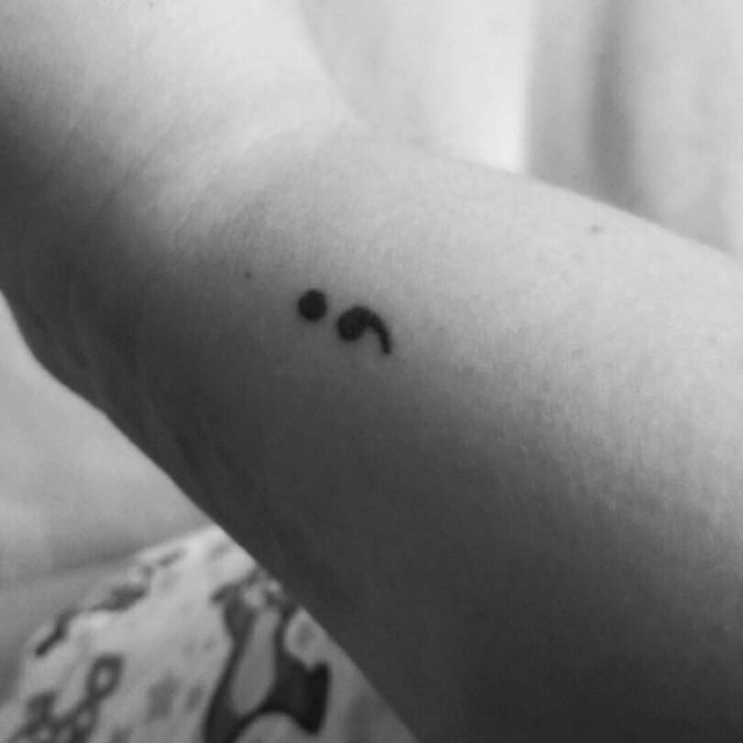 What is the significance of semicolon tattoos  Quora