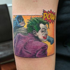 Batman and joker #tattoo #ink #tattooartist. #batmantattoo  #tattoo Art #comictattoo #colortattoo