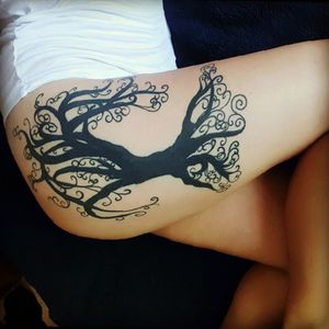 #willow #trees represent my childhood, I'll always love them❤ done at Tattoos Anonymous in Fredericton NB
