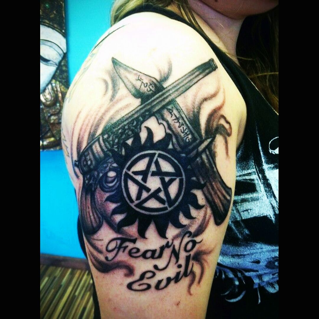 fear no evil tattoo designs