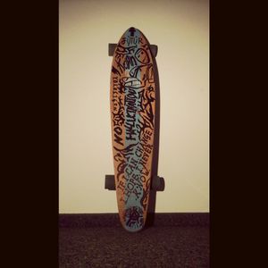 "Tattooed" my Longboard ^^#skateboarding #longboard #sport#lifestyle