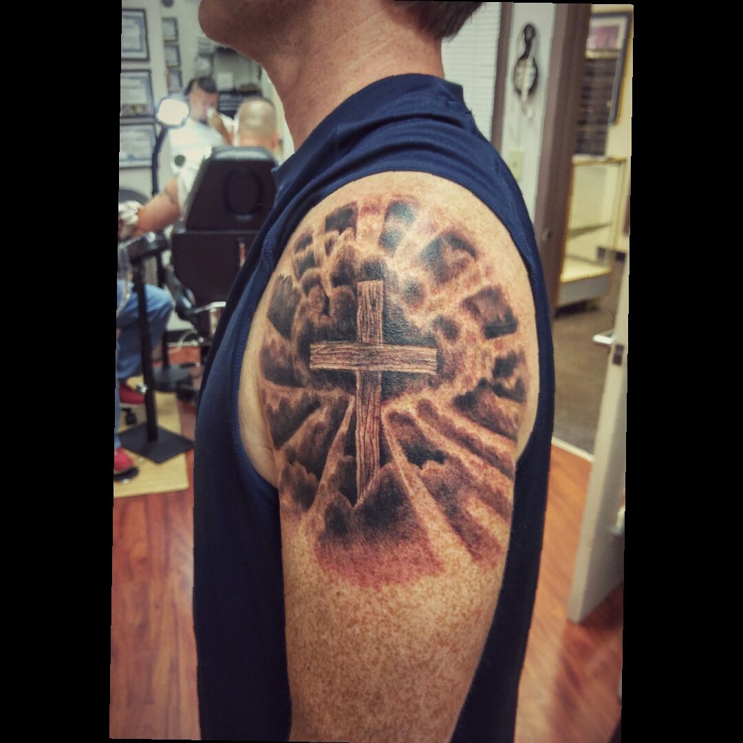 Ibrahim Tattoos  tattooed instagood ink blackandwhite blackwork cross  ibrahimtattoos  Facebook