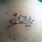 Mini tattoo birds #minitattoo #tinytattoos #birds #momandchild #ladytattooers #tattooapprentice