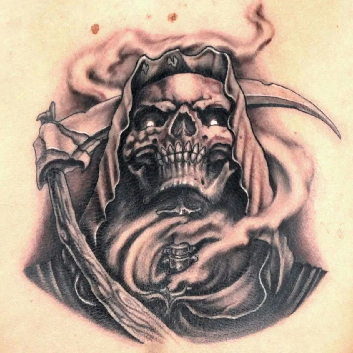 Tattoo uploaded by Nikki • Grim reaper done by season 5 winner Jason Clay  Dunn #inkmaster #wouldlovetohave #grimreaper #jcd • Tattoodo