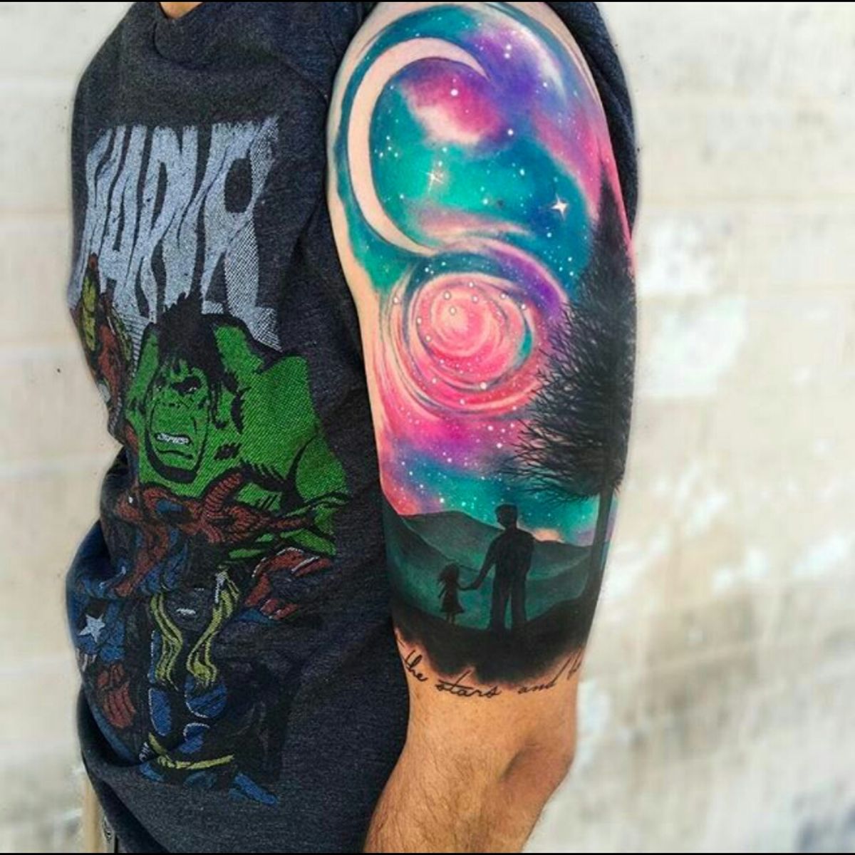 sky tattoo sleeve