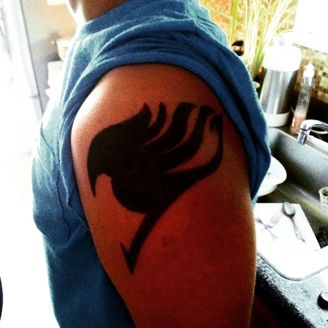 Natsu Dragneel Erza Scarlet Tattoo Fairy Tail Laxus Dreyar tatoo leaf  logo png  PNGEgg