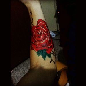 Free Hand Rose / Center Rotation.#rose #tattoodesign #sharpie