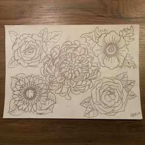 #sketchbook #flowers #flowersketch