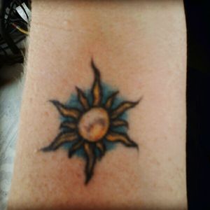 Sun tatto in memory of my father.