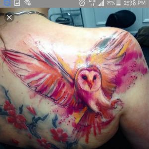 But with the body of this owl and water color!! #dreamtattoo