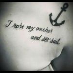 Second tattoo, again 17, but not done by a drunk😄 #anchor #collarbone