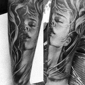 #bng #tattoo #filigree #girlsface #art #realistictattoos
