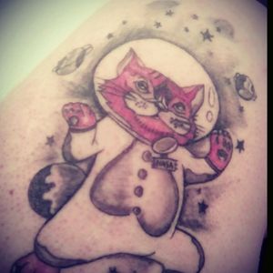 My first tattoo #space #cat #spacecat